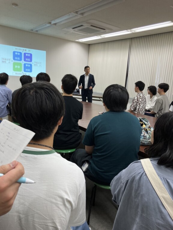 工場見学を行いました（関西大学　社会安全学部の皆様）　